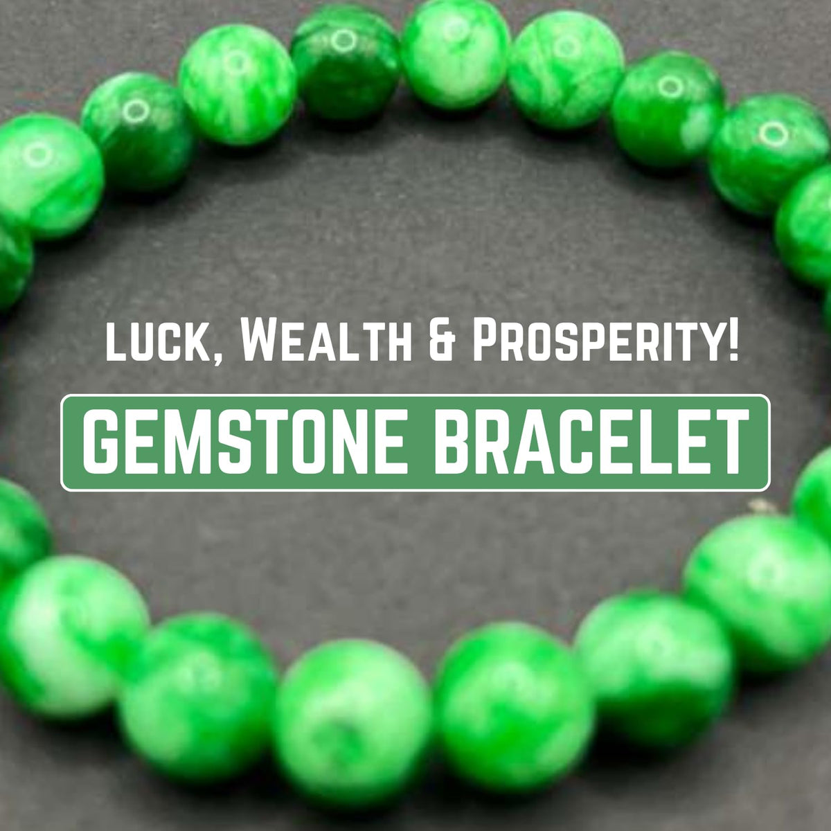 AKDNZ Jade Bracelet for Women & Men - Natural Green Jade Bracelet with 8mm Round Beads, Handmade Adjustable Healing Crystal Jewelry for Spiritual Balance, Luck, Wealth & Protection, Gift for Christmas