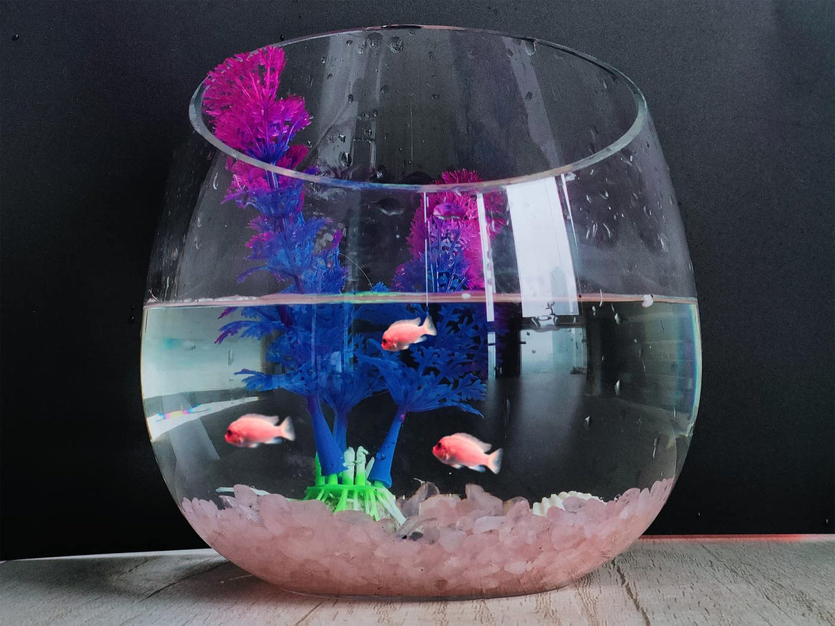 ZHIYUXI Rose Quartz Chips Fish Tank Gravel Vase Filler Stones Bulk Crushed Crystals Gemstone Polished Natural Quartz Stone Healing Crystals Glass Stones Fish Rocks