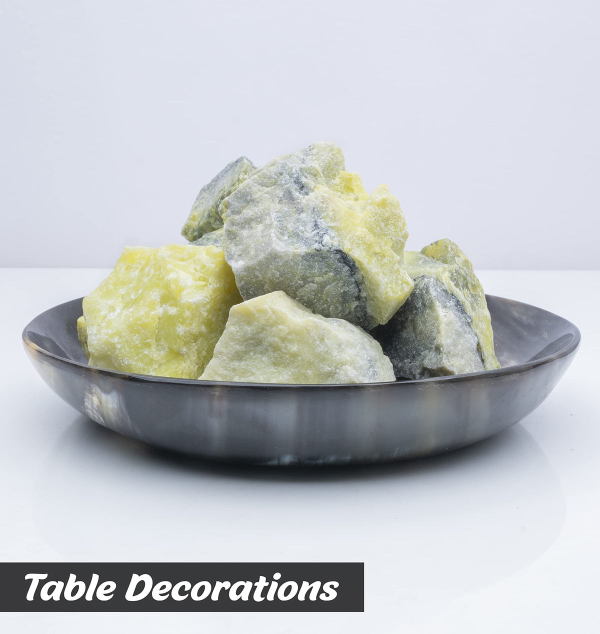 Crocon® 1LB Serpentine Rough Bulk Rocks Natural Stone Spiritual Gifts Raw Gemstone Crystals and Stones Tumbling Cabbing Polishing Gem Mining Chakra Balancing Reiki Healing Good Luck Home Office Decor