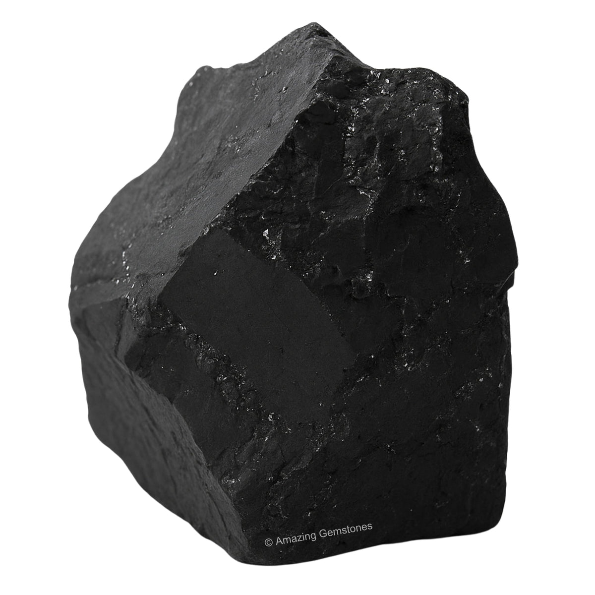Amazing Gemstone 2 Pieces Shungite Raw Crystals and Healing Stones, Natural Rocks for Tumbling and DIY Raw Stones and Crystals