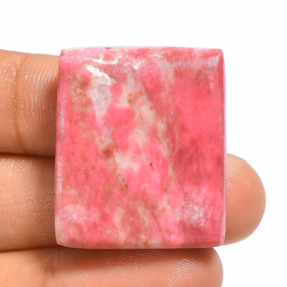 Amazing Gemstone Thulite Druzy Raw Crystals and Healing Minerals Stones, Natural Rocks for Wire Wrapping, Tumbling and DIY Raw Stones and Home Décor Crystals (1Piece)