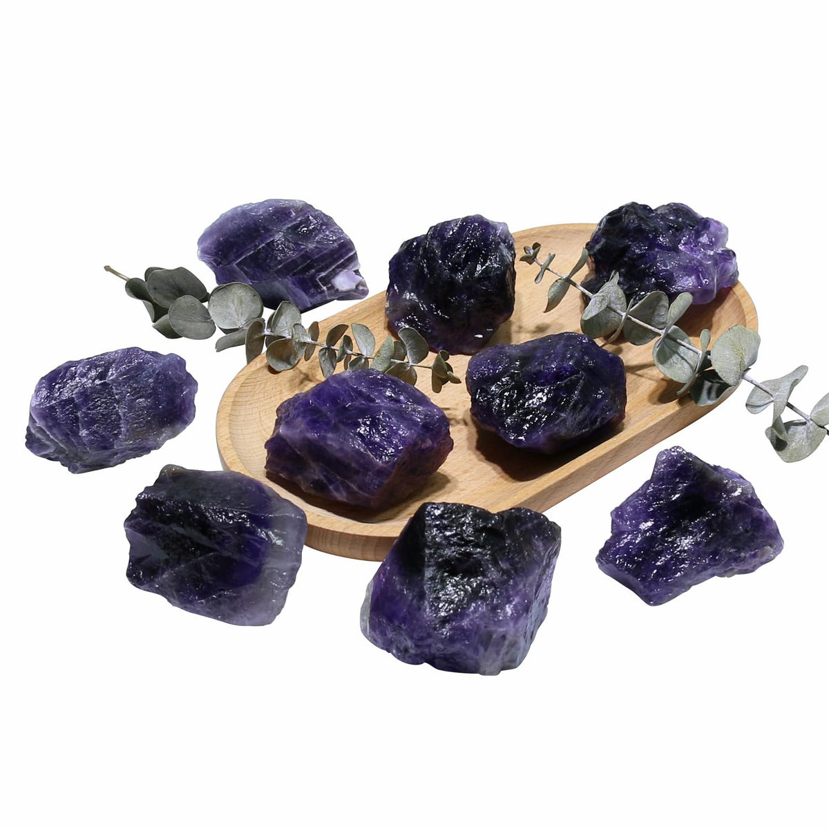 Nvzi Raw Amethyst Stone Crystals Bulk, Real Gemstones and Crystals, Rocks and Minerals, Healing Crystals, Quartz Crystals and Healing Stones, Cuarzos Originales De Energia Y Piedras(1LB)
