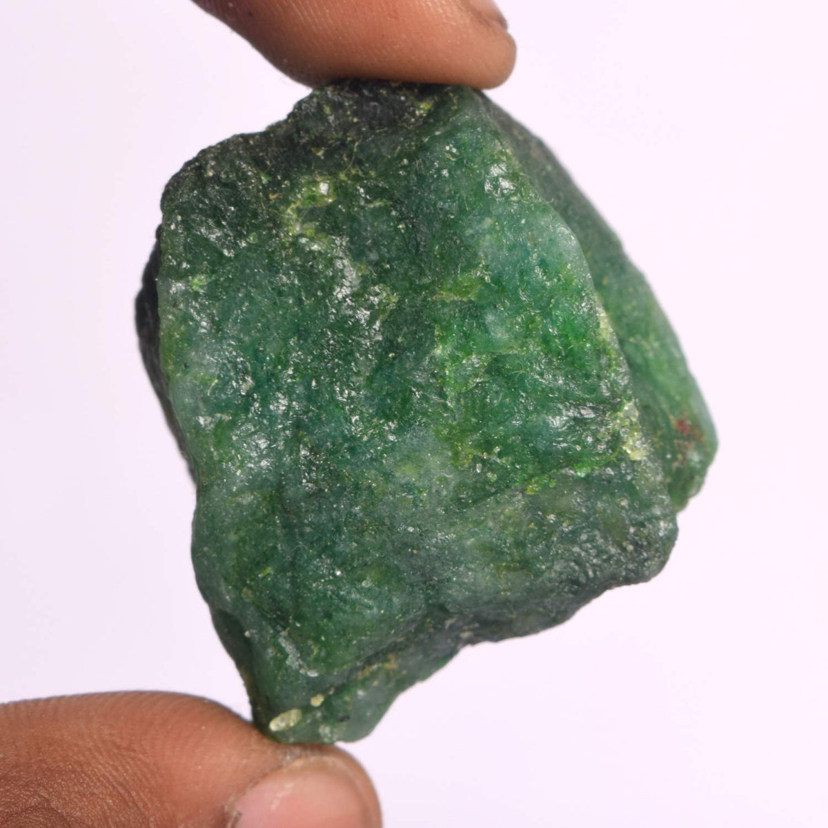 GEMHUB Protection Green Emerald Crystals and Healing Stones 218.00 Ct Gemstones for Jewelry Making | Uncut Rough Emerald Gem Stones