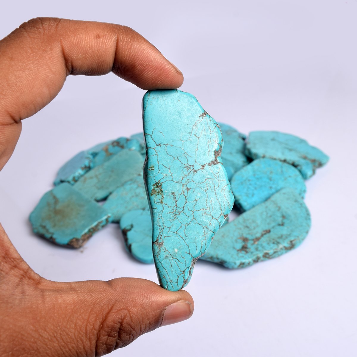 Natural Blue Turquoise 300-400 Ct. Arizona Blue Turquoise Raw Rough, Crystal Healing Blue Turquoise, Turquoise Loose Gemstone Per Piece