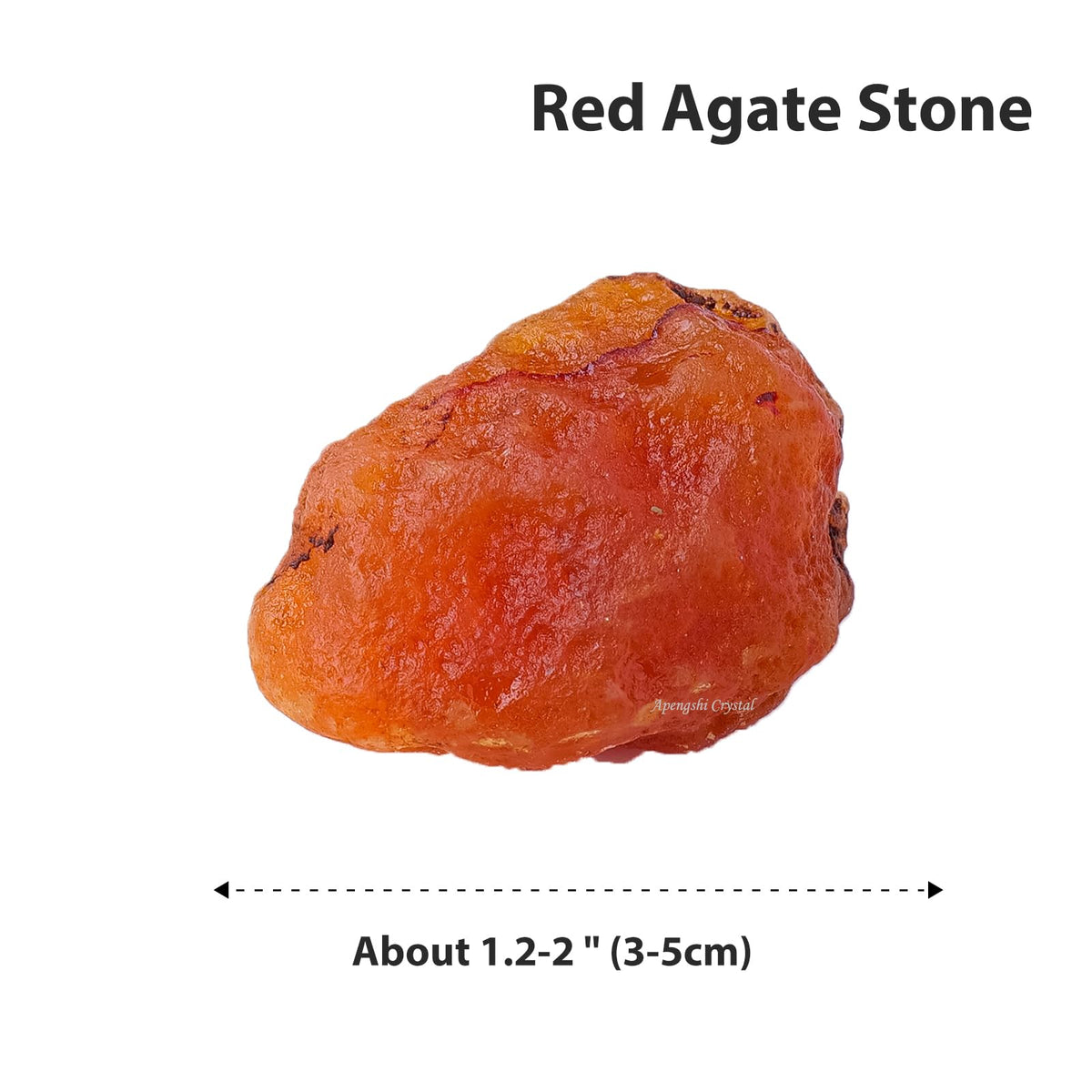 Apengshi Red Agate Stone Raw Crystals 2PCS Natural Rough Rocks Healing Crystal and Stones DIY Raw Stones Meditation Fountain Garden Home Decor