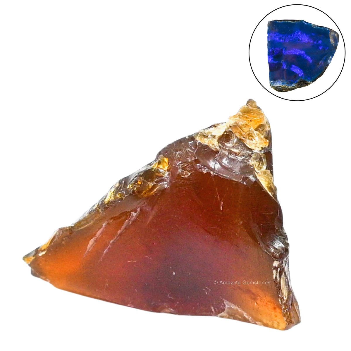 Amazing Gemstone Amber Raw Crystals and Healing Stones, Natural Rocks for Tumbling - DIY Raw Stones and Crystals, 2 Pieces