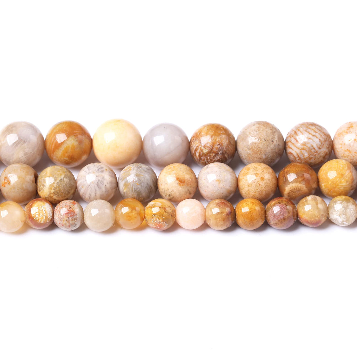 10MM Coral Jade Round Loose Beads Natural Gem Beads Crystal Energy Stone Beads for Jewelry Making DIY Bracelet Necklace