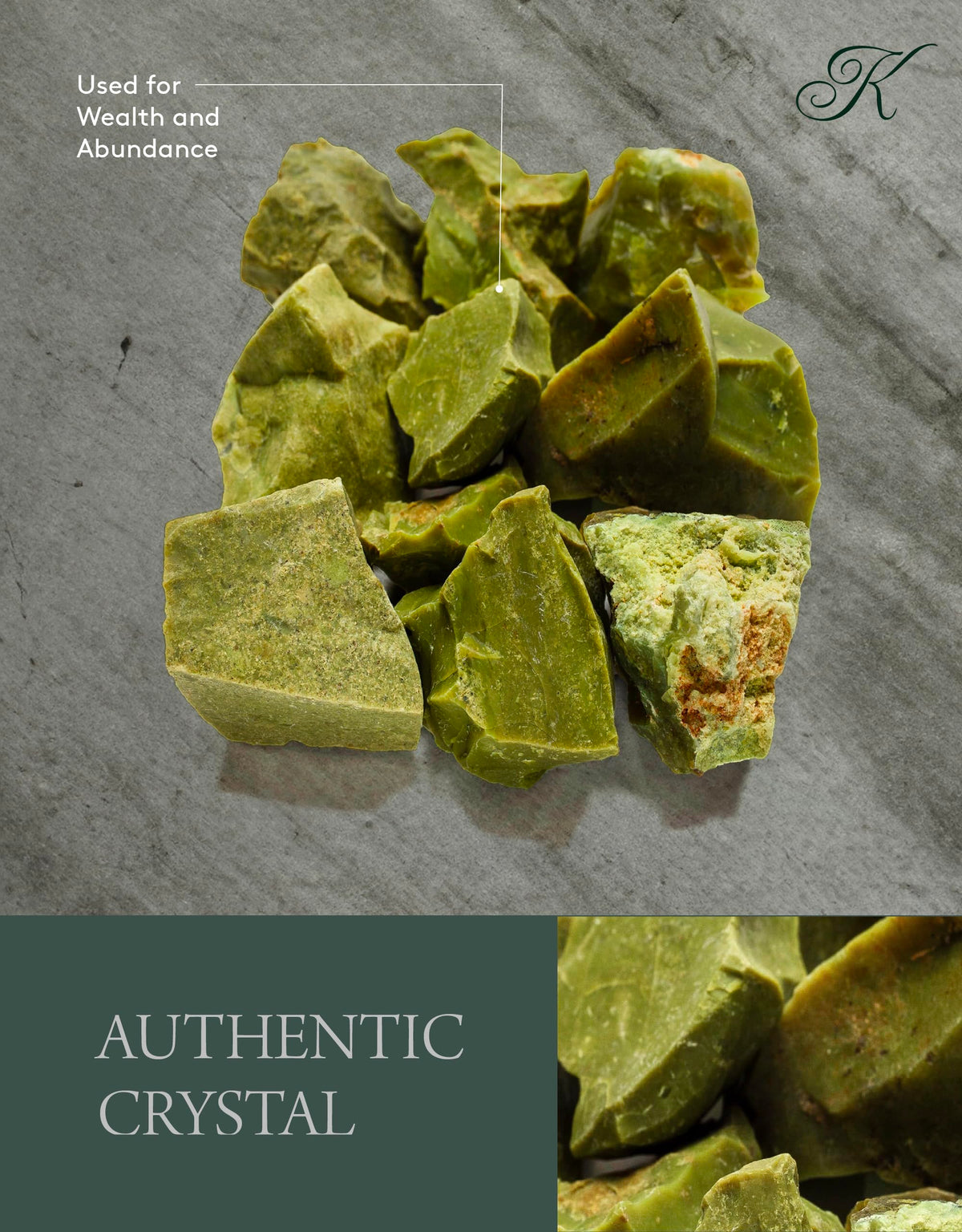 KALIFANO Rough Green Opal 10 Stone Bulk Bundle with Healing & Calming Effects - AAA Grade High Energy Raw Opalo Verde - Reiki Crystal Used for Rock Tumbling and Lapidary (Family Owned and Operated)