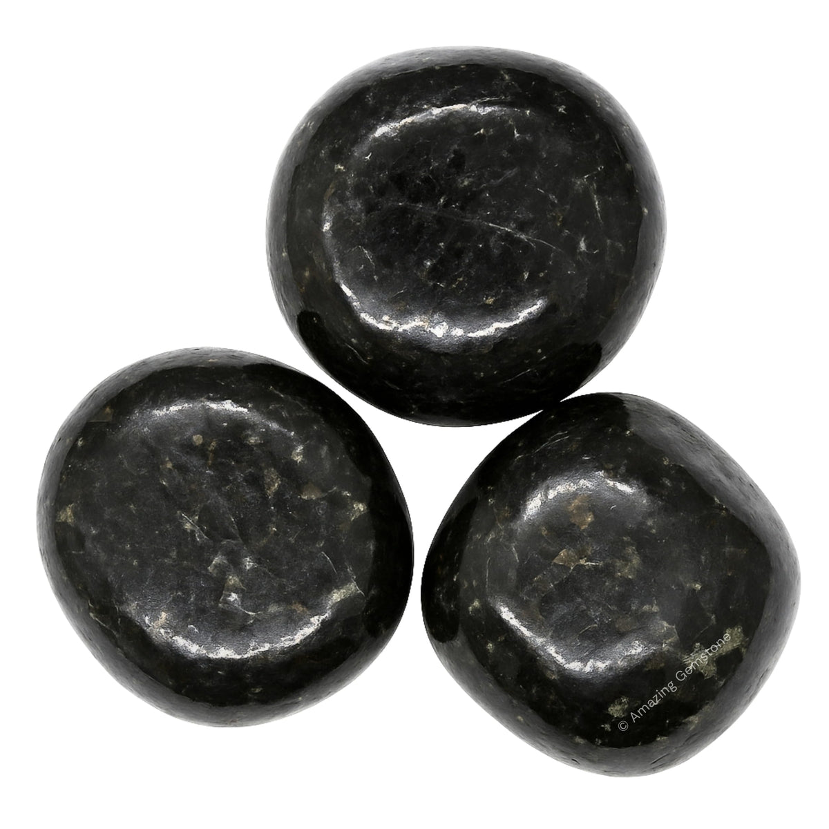 Amazing Gemstone Nuummite Crystals & Healing Stones Tumbled - 1oz Nuummite Stone Gem Stones, Healing Stones for Energy Balance,Stress Relief - Premium Polished Gems Rocks for Meditation & Wellness