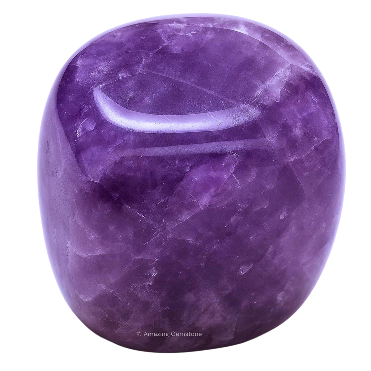 Amazing Gemstone Amethyst Crystals and Healing Stones Tumbled - 1 oz, Natural Healing Stones for Energy Balance, Stress Relief - Premium Polished Gems Rocks for Meditation and Wellness