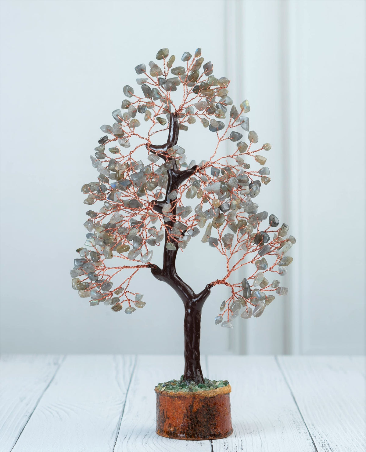 Crocon® Labradorite Crystals Tree of Life, Birthday Gifts for Women, Men & Friends, Crystals & Healing Stones, Home Decor, Money Tree, Women Gift Ideas, House Warming Gifts New Home for Mom & Sister