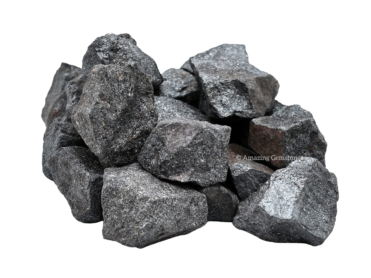 Amazing Gemstone Hematite Raw Crystals and Healing Stones, Natural Rocks for Tumbling and DIY Raw Stones and Crystals (1 LB)