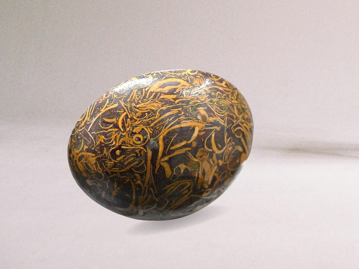 Mariyam Jasper Crystal Bowl - 2 Inch Decorative Bowls for Room and Home Decor - Gemstone Healing Crystals for Elegant Display, Positive Energy Balance and Gift