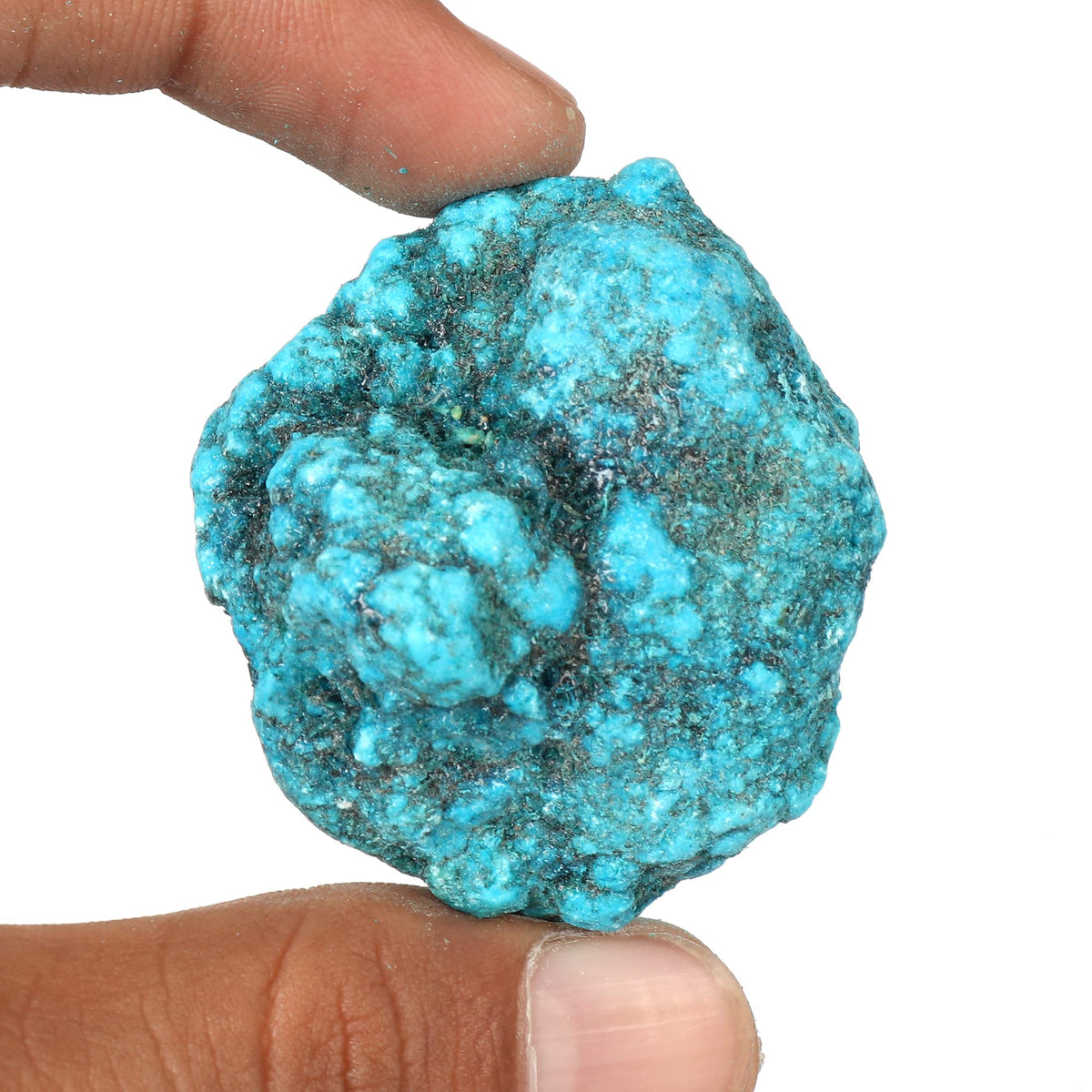 GEMHUB Blue Turquoise 146.00 Carat Uncut Rough Natural Raw Turquoise Healing Crystal Loose Gemstone Beads