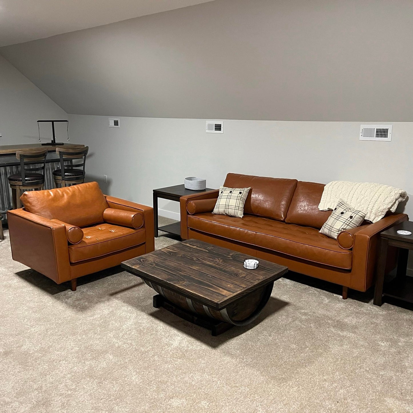 Wine Barrel Coffee Table