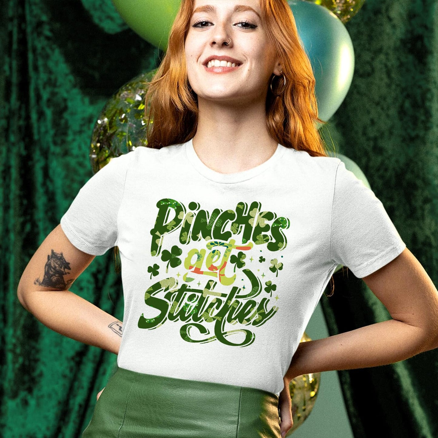 HTVSTD Classic Four Leaf Clover Heat Transfer Vinyl - 14 Sheets 12'' x 10'' Lucky Clover HTV for DIY Crafts, St. Patrick's Day, Irish Pride