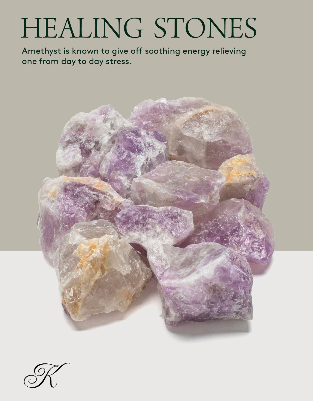 KALIFANO Rough Amethyst 10 Stone Bulk Bundle with Healing & Calming Effects - High Energy Raw Amatista - Reiki Crystal Used for Rock Tumbling and Lapidary (Family Owned and Operated)