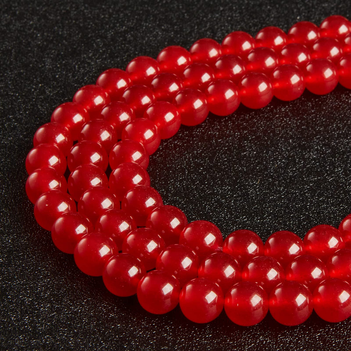 100pcs 6mm Carnelian Beads Natural Gemstone Beads Round Loose Beads for Jewelry Making