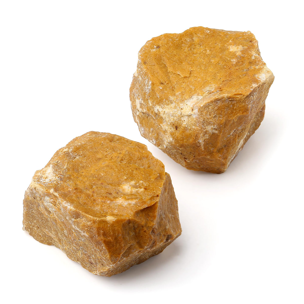 QINJIEJIE Yellow Aventurine 2PCS Raw Crystals 1.8-2.2'' Natural Crystals Healing Stones Bulk Large Stones for Tumbling Cabbing Polishing Handmade DIY Decoration Gifts