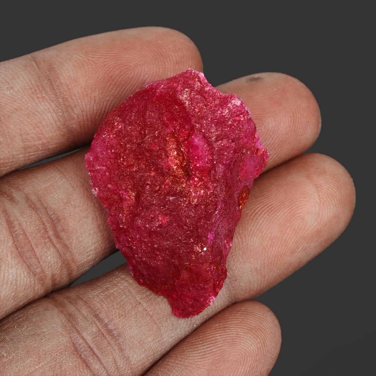 GEMHUB Natural Crystals And Healing Stones 30.00Carat Raw Rough Ruby Healing Crystals For Jewelry Making