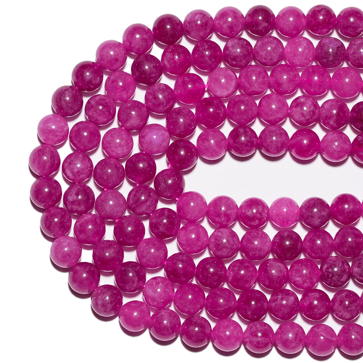 8mm Natural Pink Tourmaline Gemstone Beads Polished Round Smooth Stone Beads for Bracelets Jewelry Making 15inch Loose Beads