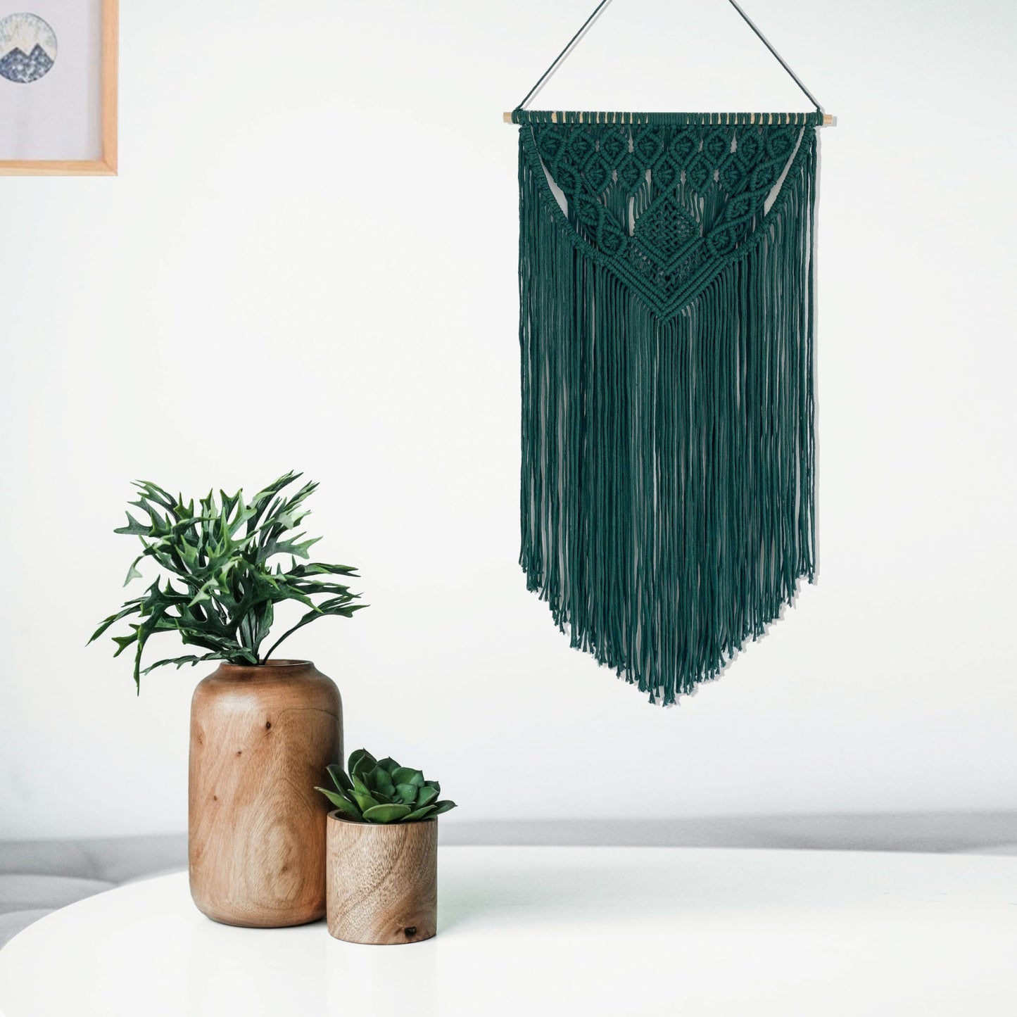 Winterdemoon Macrame Wall Hanging Boho Woven Tapestry Home Decor