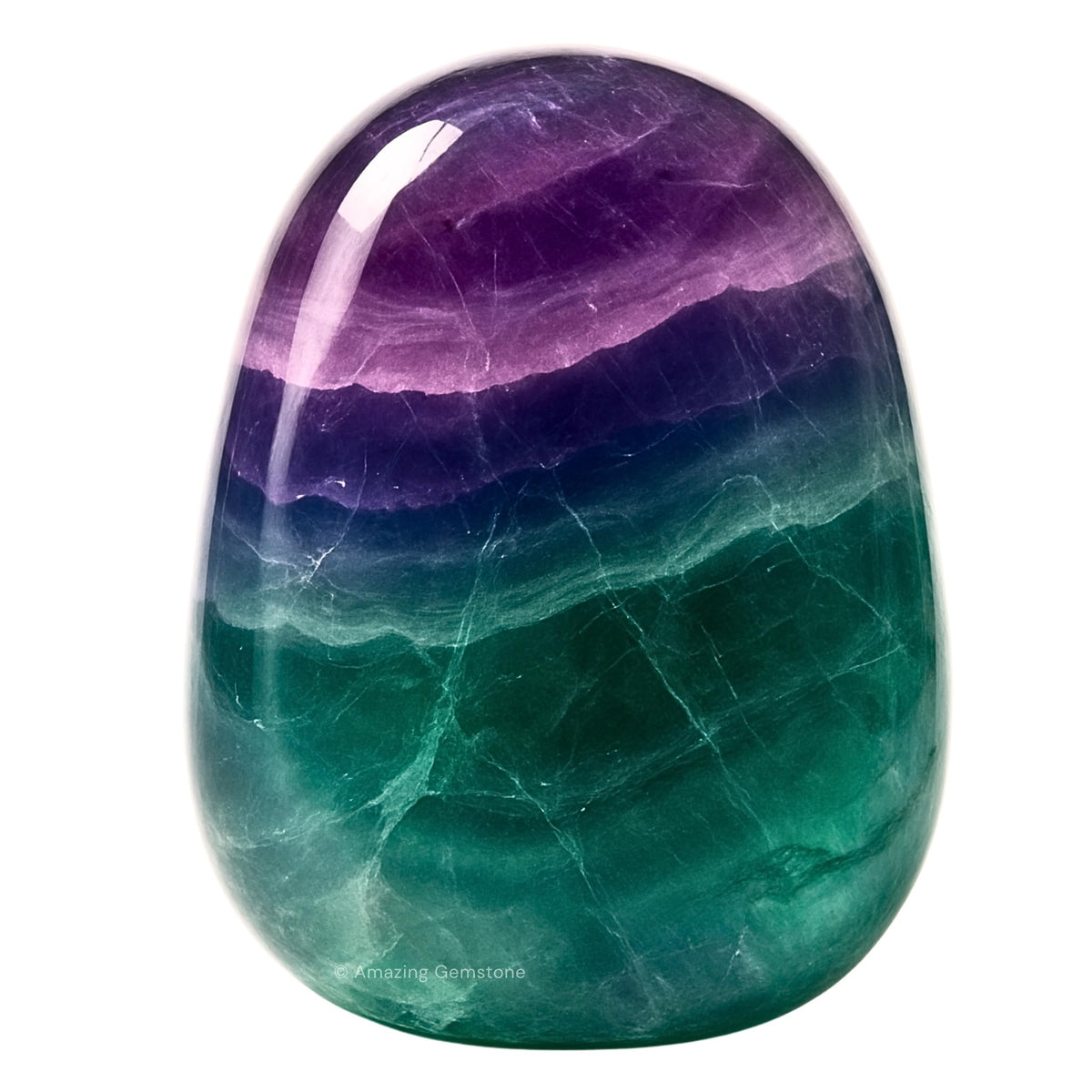Amazing Gemstone Fluorite Crystals and Healing Stones Tumbled - 1 oz Fluorite Stone Gem Stones, Natural Healing Stones for Energy Balance, Stress Relief - Premium Polished Gems Rocks for Meditation