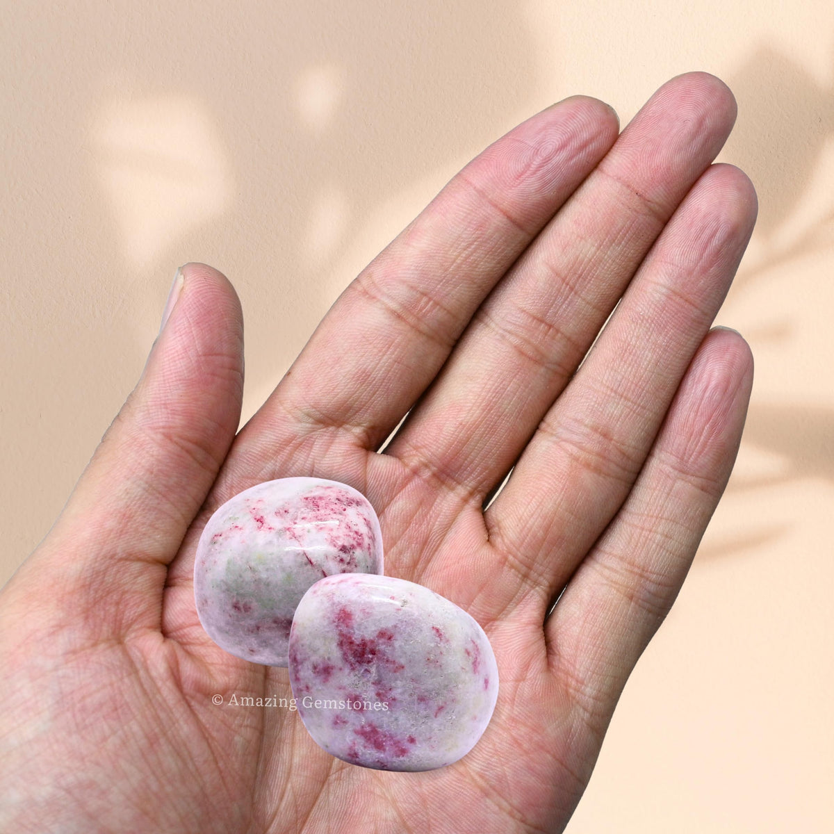 Amazing Gemstone Cinnabarite Crystal Tumbled Stones Polished Rocks - Natural Gem Stones for Healing - DIY Crystals for Protection (1 Piece)