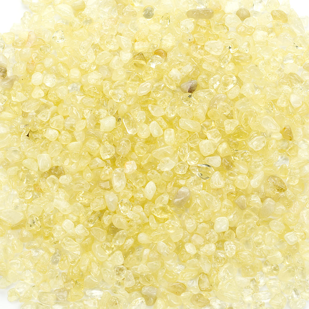 Cherry Tree Collection 1/2 Pound Polished Tumbled Gemstone Chips, Pebbles, Crystal Chips Bulk for Jewelry Making, Healing, Plants, Succulents, Aquariums, Decoration, Chakra (Lemon Jade)