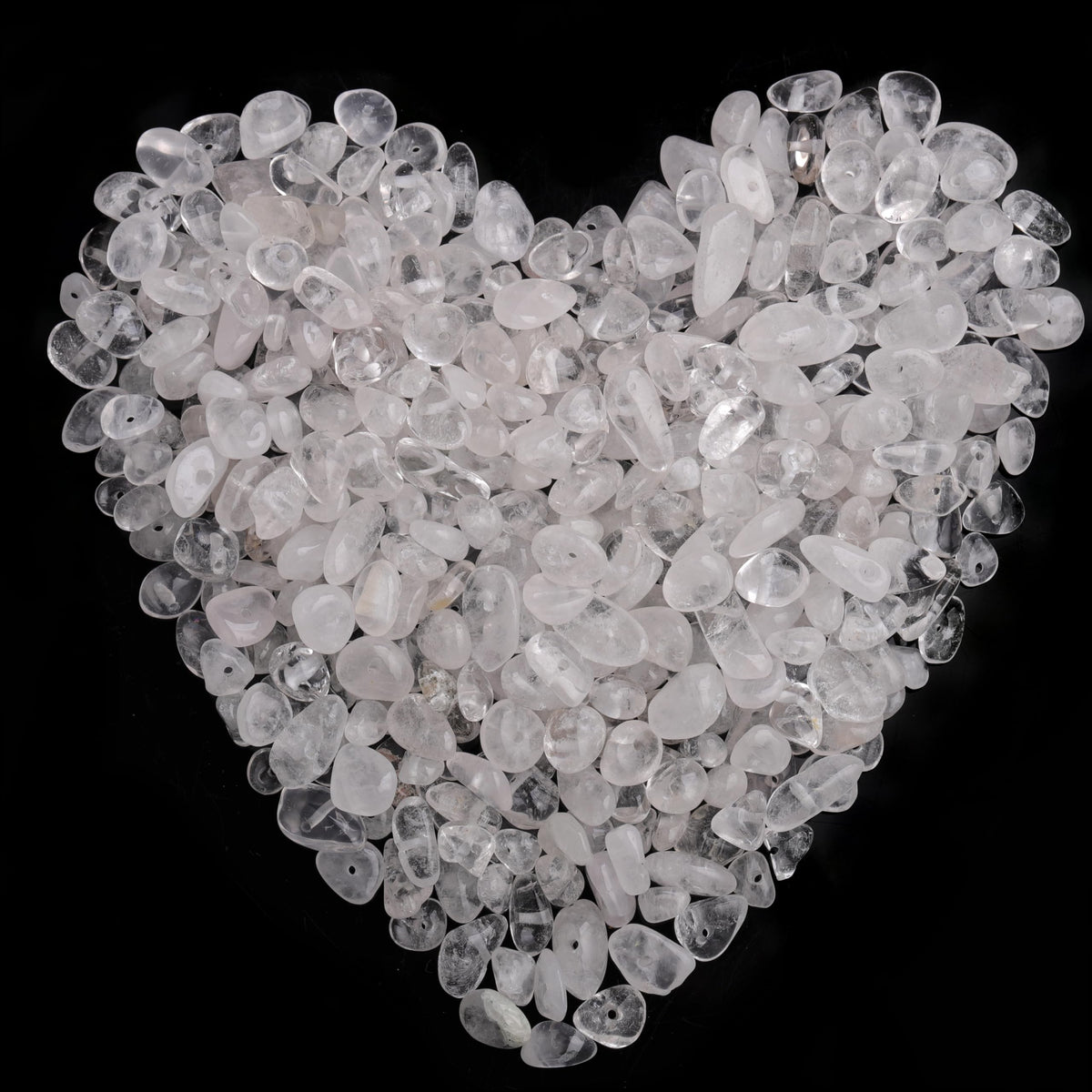 400pcs Natural Chip Stone Beads for Jewelry Making Clear Quartz 5-8mm Irregular Gemstones Healing Crystal Loose Rocks Bead Hole Drilled for Ring Earrings Necklace Bracelet Making DIY Art Crafts
