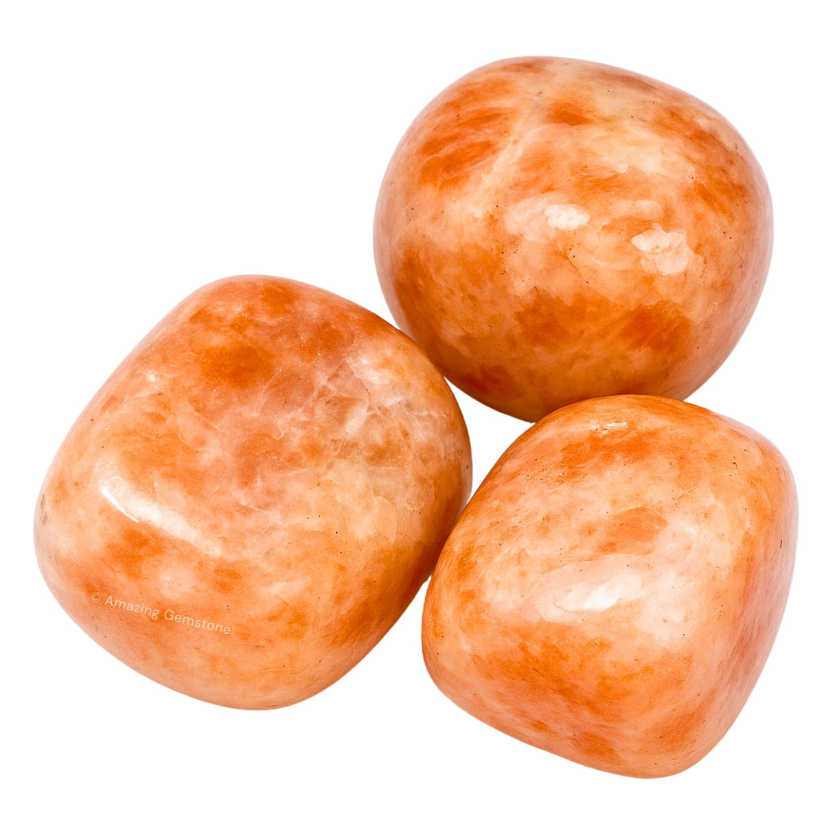 Amazing Gemstone Sunstone Crystals and Healing Stones Tumbled - 1 Oz Sunstone Stone Gem Stones, Natural Healing Stones for Energy Balance, Stress Relief - Polished Gems Rocks