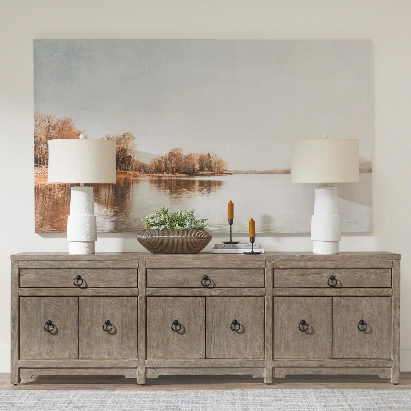 Parker House Edinburg Driftwood 90" Console