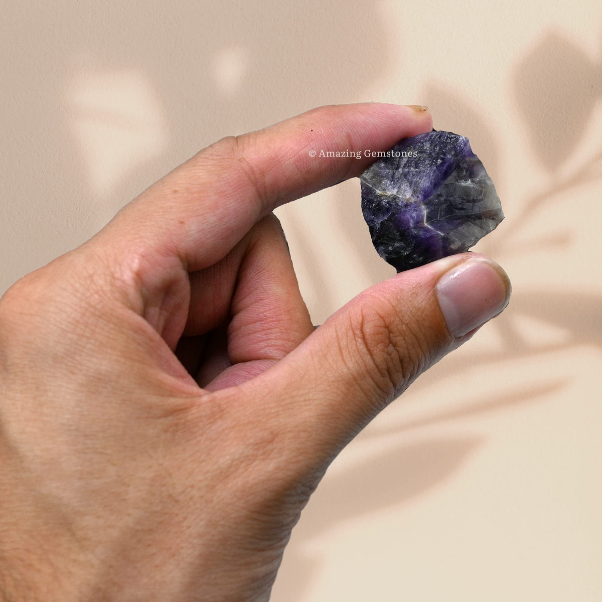 Amazing Gemstone Amethyst Raw Crystals and Healing Stones, Natural Rocks for Tumbling and DIY Raw Stones and Crystals (1 lb)