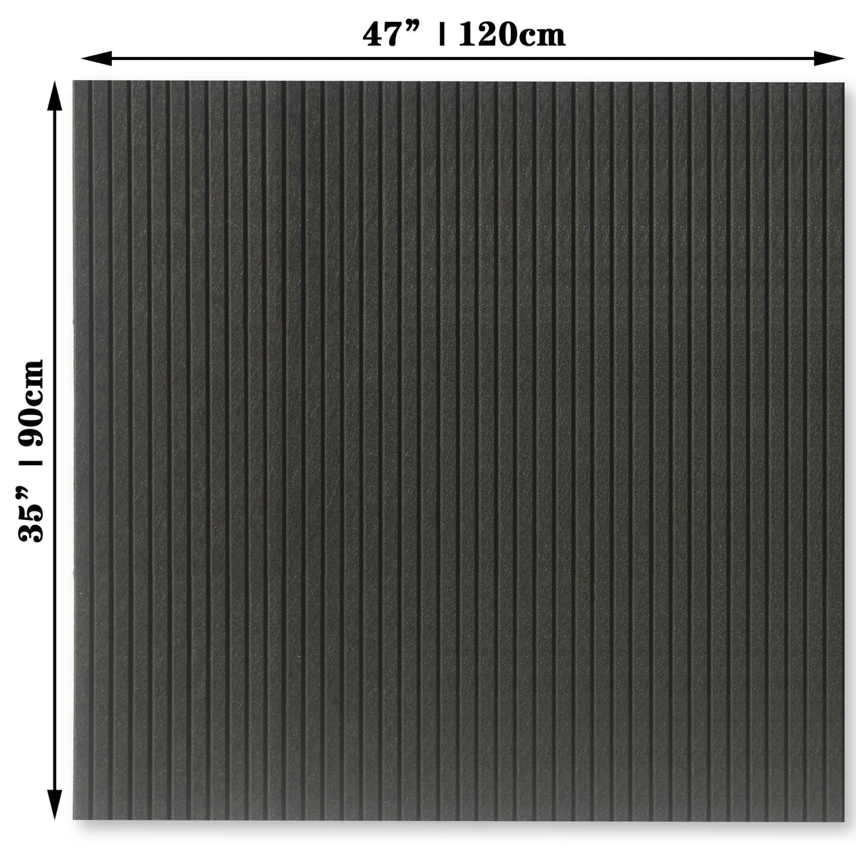 YOUDEFUL Large Cork Board Alternative-12 Pcs Self-Adhesive Felt Bulletin Board Tiles, Felt Pin Board Cork Board Tiles for Home Office Wall Decor, Tack Board 47"x35" (Black