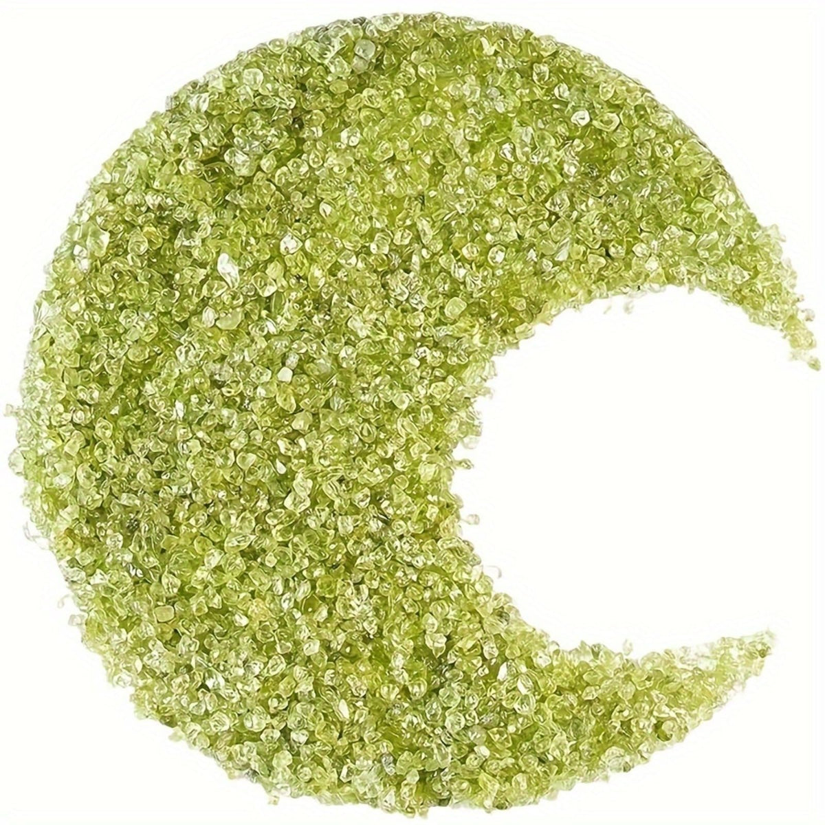 YOUNAIERZX 1LB Natural Peridot Crystal Chips Bulk Crushed Stones for DIY Crafts Healing Crystals Small Crystals Peridot Stone