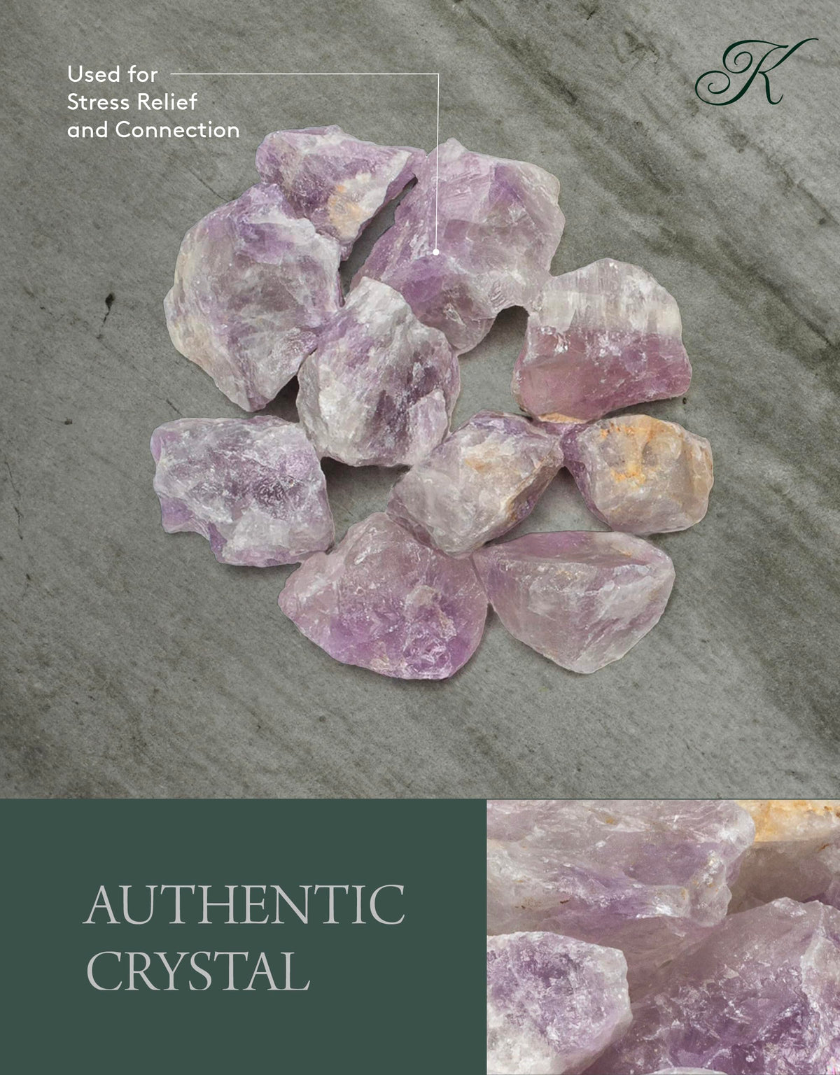 KALIFANO Rough Amethyst 10 Stone Bulk Bundle with Healing & Calming Effects - High Energy Raw Amatista - Reiki Crystal Used for Rock Tumbling and Lapidary (Family Owned and Operated)
