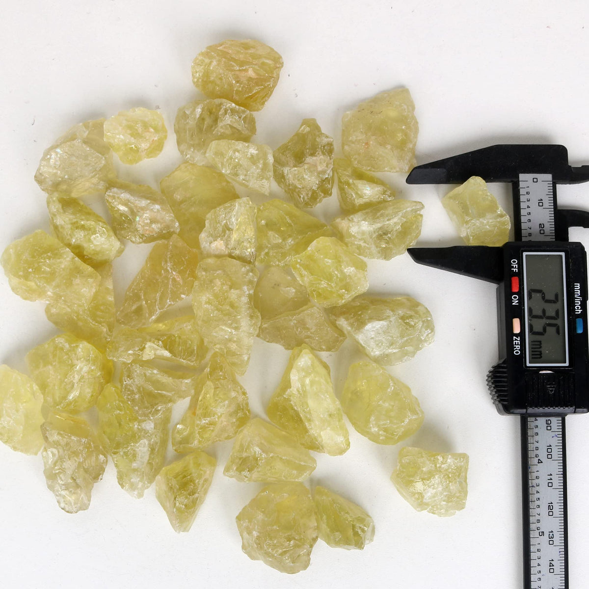 REAL-GEMS Natural Raw Healing Crystals Rough Stones for Tumbling, Cabbing, Polishing, Wire Wrapping, Wicca & Reiki Crystal Healing, Mix Gemstones,7 Chakra (Lemon Topaz)