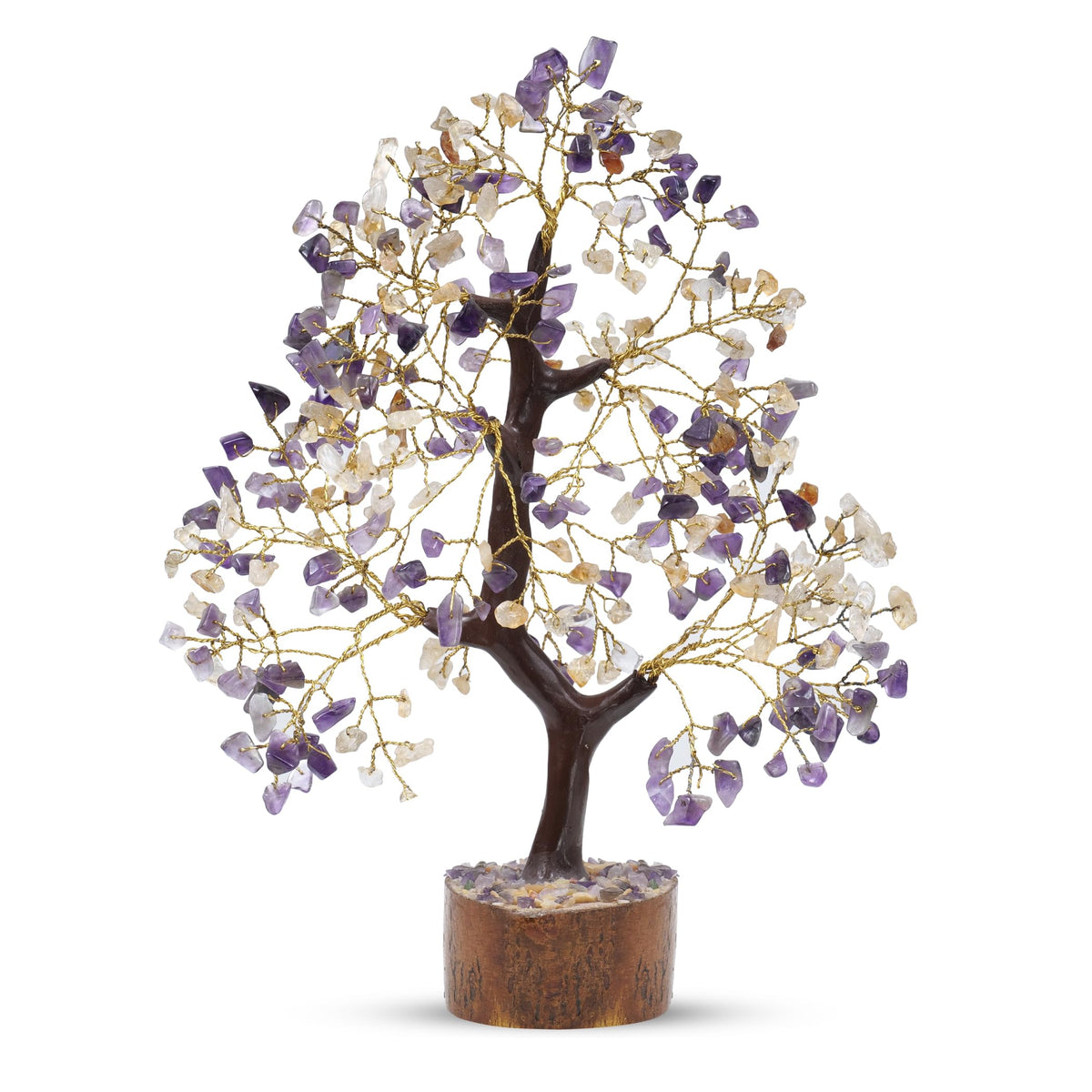 PYOR Amethyst Crystal Tree, Citrine Stone, Money Tree, Gifts for Women, Crystals, Room Decor Aesthetic, Meditation Accessories, Office Shelf Decor