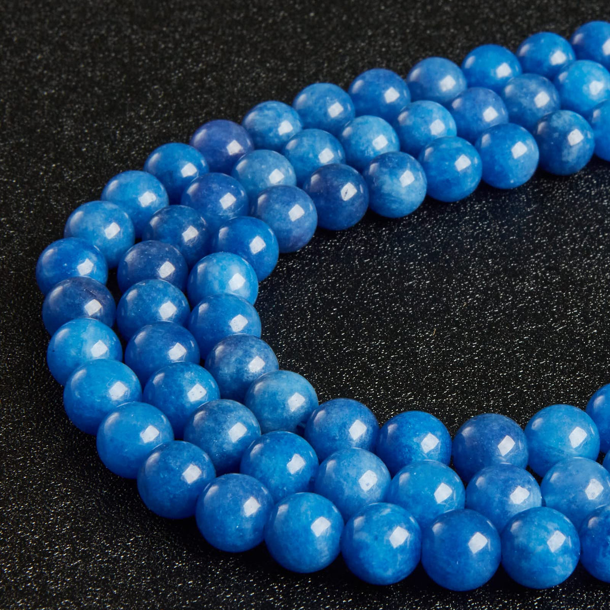 60pcs 6mm Kyanite Beads Natural Gemstone Beads Round Loose Beads for Jewelry Making