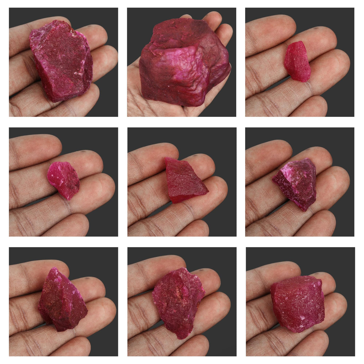 REAL-GEMS A Grade Natural Raw Rough Red Ruby 15.00 Ct Healing Crystal Rough Ruby Stone for Tumbling Cabbing Jewelry Making
