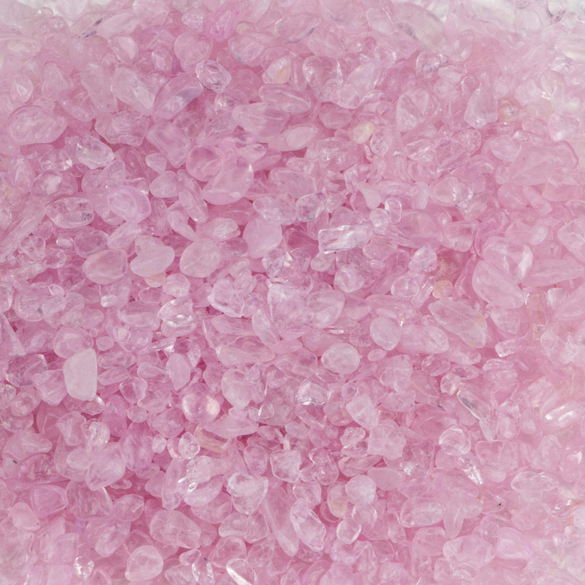 Cherry Tree Collection 1/2 Pound Polished Tumbled Gemstone Chips, Pebbles, Crystal Chips Bulk for Jewelry Making, Healing, Plants, Succulents, Aquariums, Decoration, Chakra (Rose Quartz)