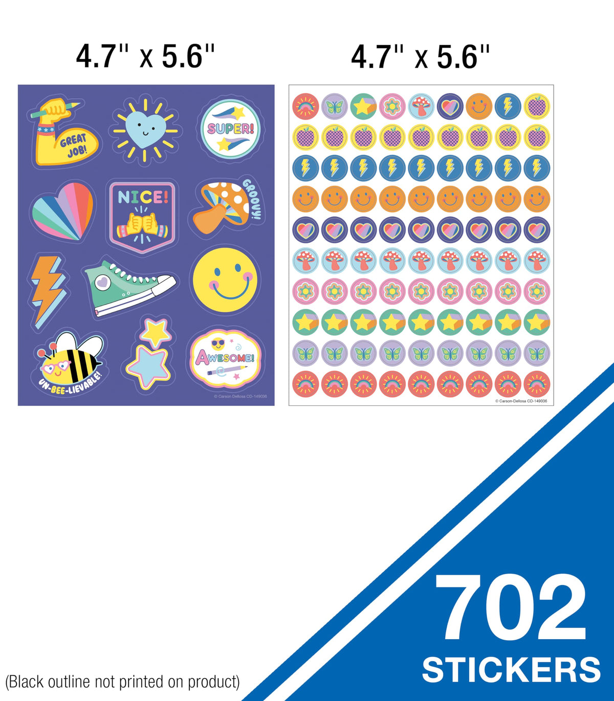 Carson Dellosa We Stick Together 107PC School Supplies, Incentives, Behavior Charts, Stickers, Punch Cards, Dry Erase Goal Tracker, Calming Corner Items Kids Poster, Motivational Classroom Must Haves
