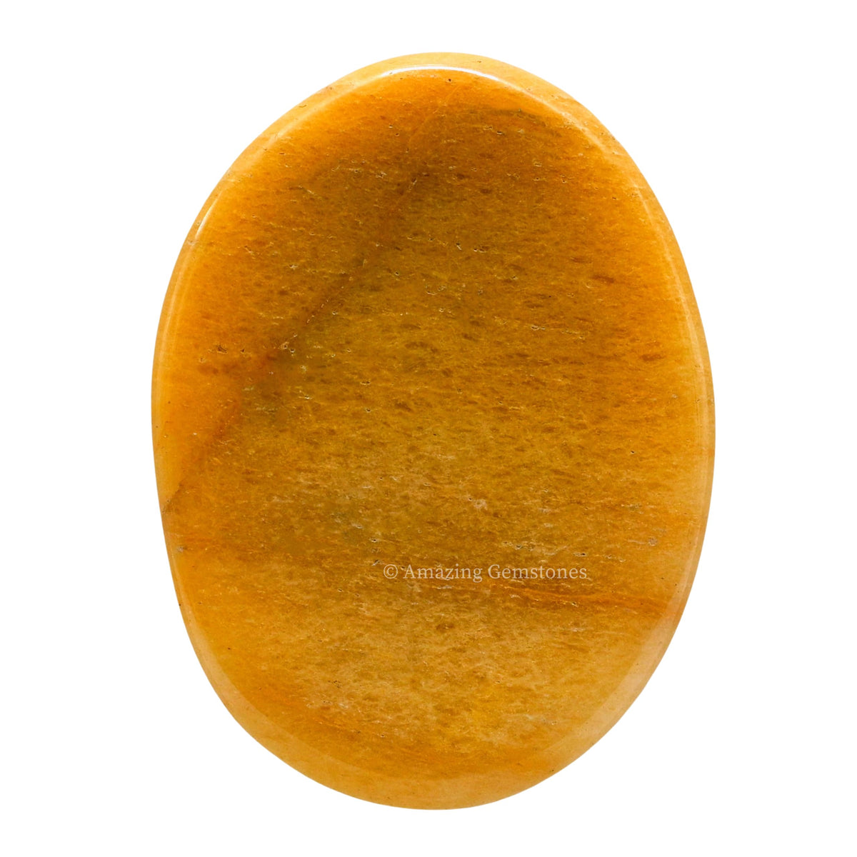 Amazing Gemstone Yellow Jasper Worry Stone Crystals and Healing Stones - Worry Stones for Stress Relief Gifts - Piedra Crystal Fidget for Meditation - Unique Stocking Stuffers and Birthday Gifts