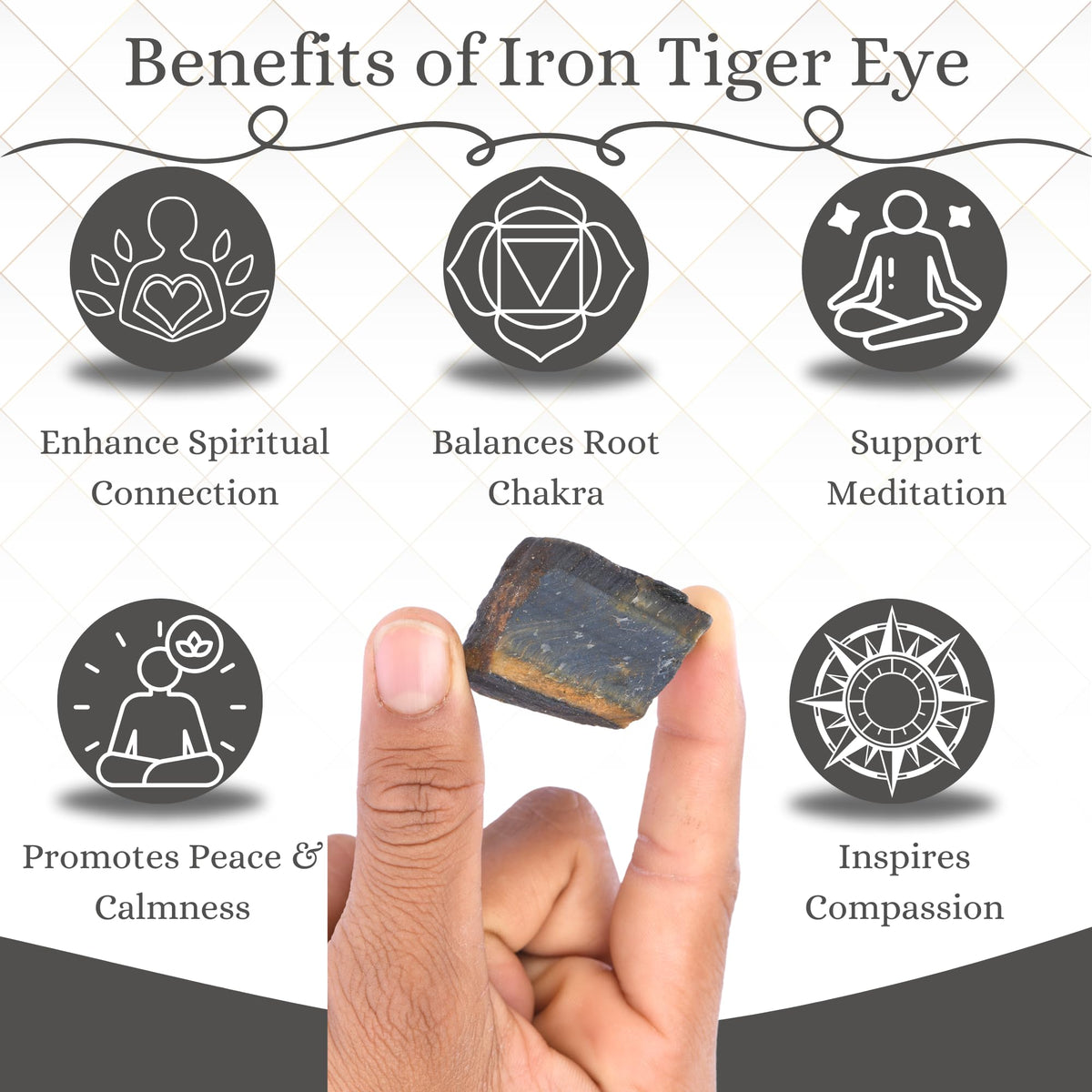 ANAYA AGATE Iron Tiger Eye Raw Crystals Rough Gemstones with Authenticity Card, Velvet Pouch Raw Stones for Tumbling, Cabbing, Polishing, Cutting Natural Healing Crystals for Home Decor, DIY Stones (2 Piece)