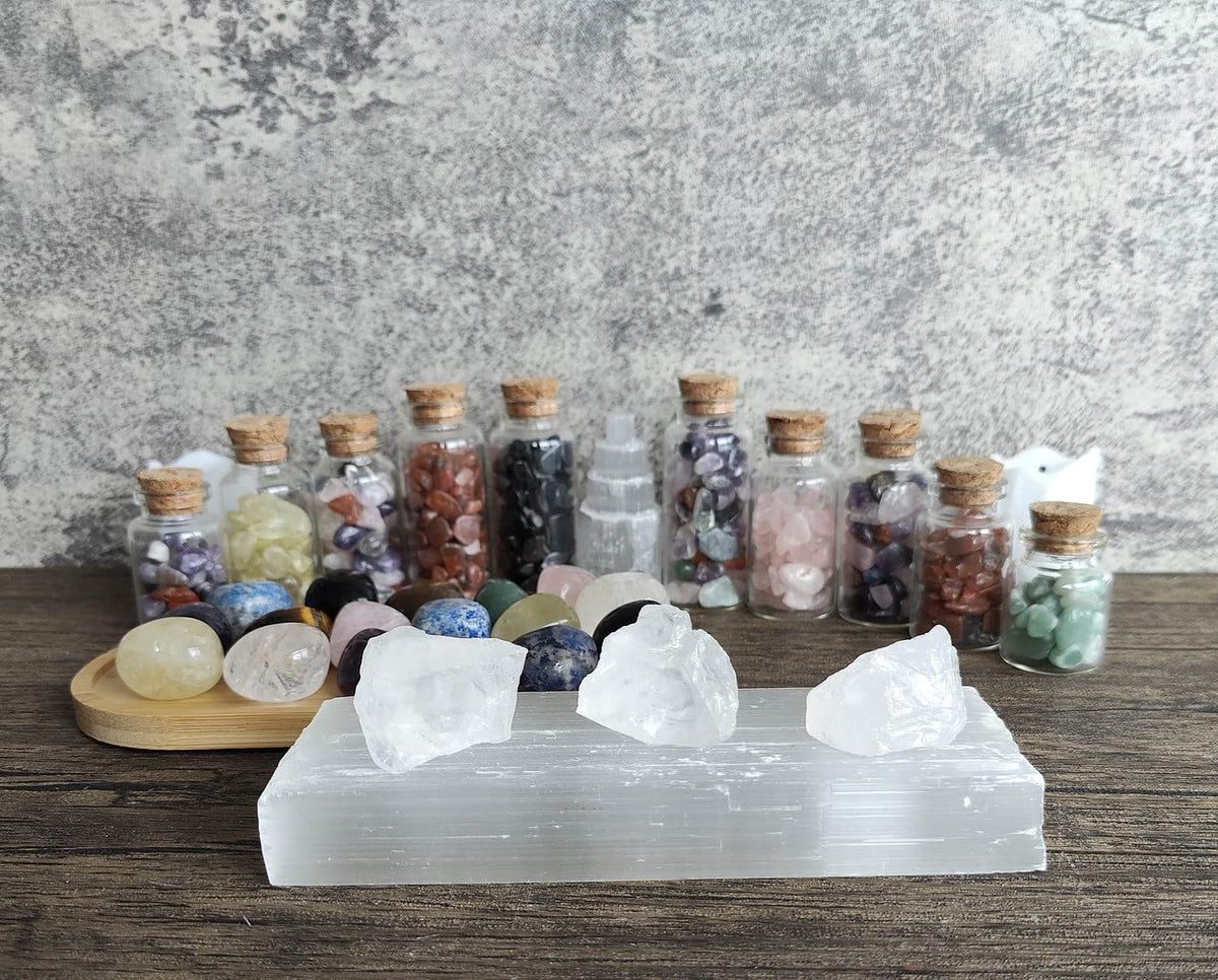 MAIBAOTA Natural Clear Quartz Crystals Bulk Raw Healing Crystal Stones 1" Raw Rough Gemstones Rocks for Tumbling Polishing Cutting Reiki Witch Quartz Crystals