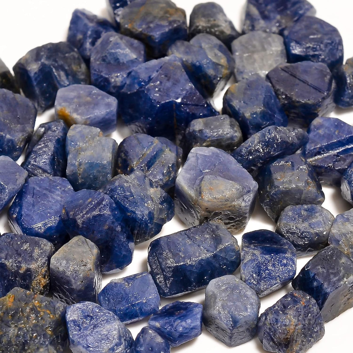 GEMKORA™ 30 carats Raw Blue Sapphire Crystals, Wholesale Lot, Natural Gemstone, Rough Crystals, Rock Stones, Jewelry Making Supplies, DIY & Crafts, September Birthstone