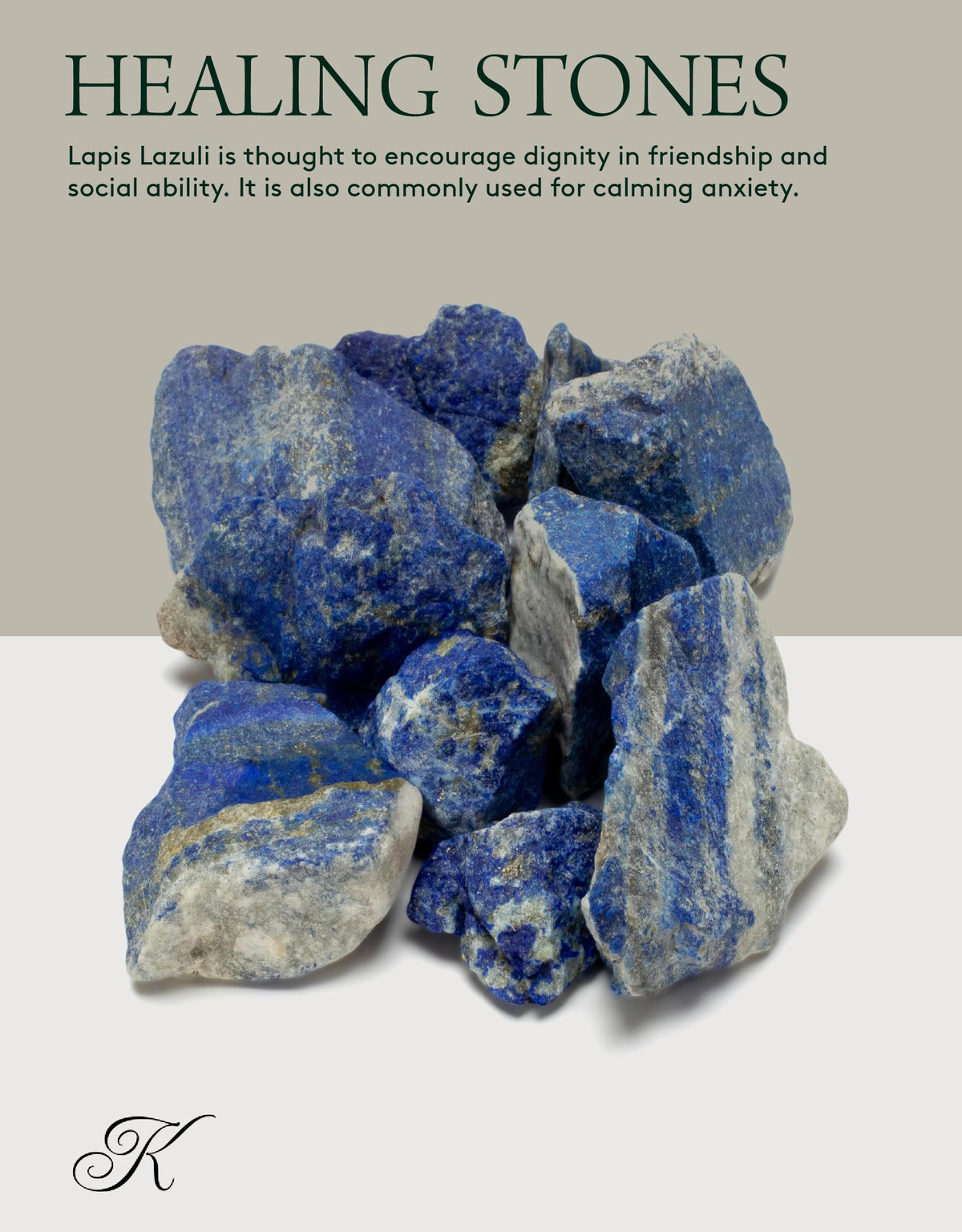 KALIFANO Rough Lapis Lazuli 10 Stone Bulk Bundle with Healing & Calming Effects - AAA Grade High Energy Raw Crystal - Reiki Stone Used for Rock Tumbling and Lapidary (Family Owned and Operated)