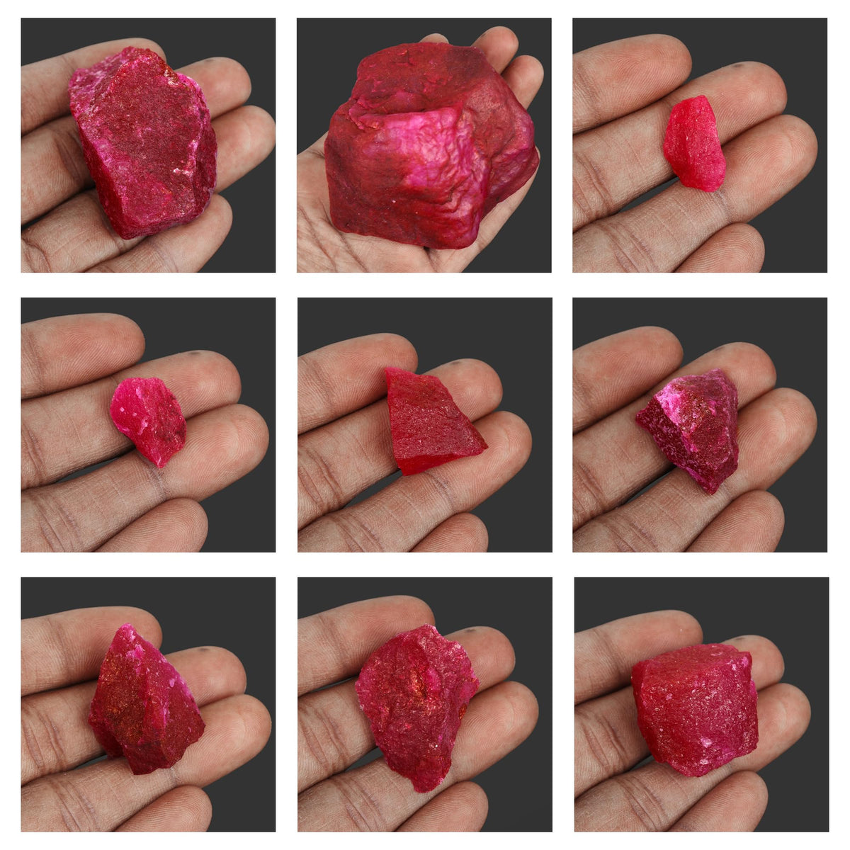 GEMHUB Natural Crystals And Healing Stones 30.00Carat Raw Rough Ruby Healing Crystals For Jewelry Making