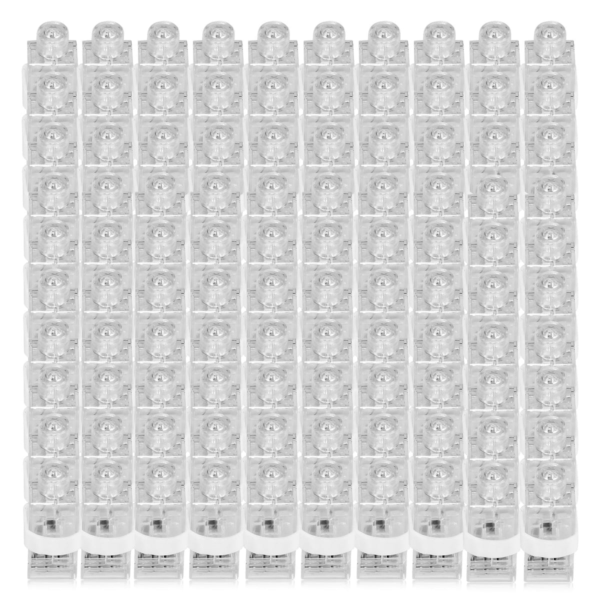 CALIFORNIA CADE ELECTRONIC Finger Lights-50Pcs White Finger Flashlight for Kids Bulk Party Favors Supplies Light Up LED Finger Light for Easter Back to School Classroom Prizes Parties Halloween