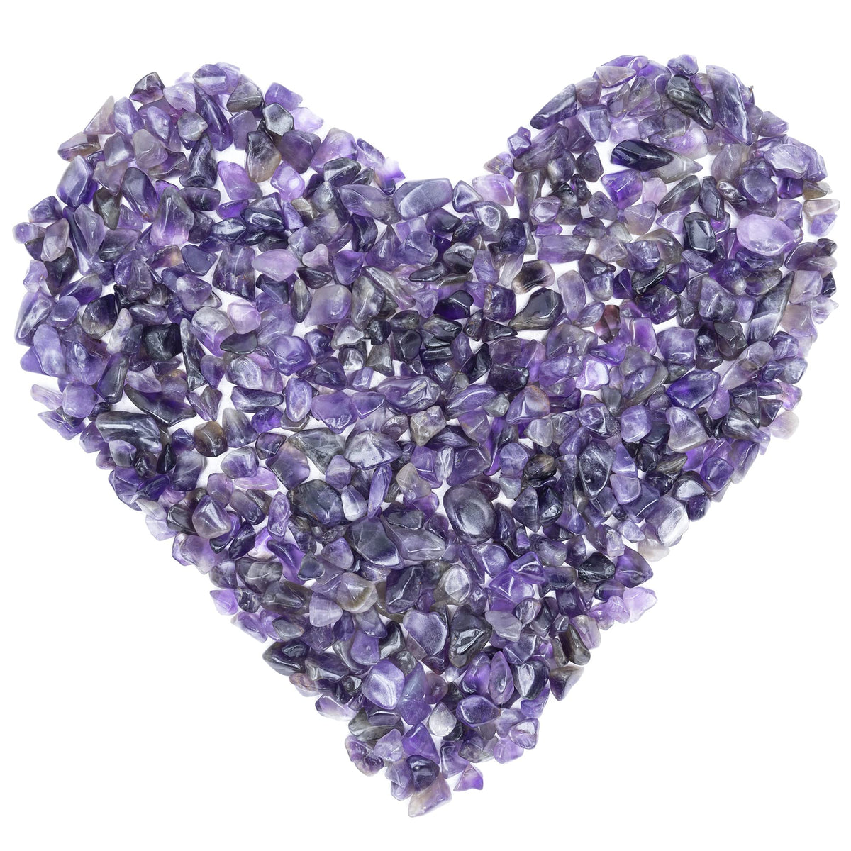 ZAICUS Amethyst Crystal Chips Bulk Gemstone Healing Crystal Natural Irregular Shaped Crushed Stone Reik Healing Tumbled Chips Crystal Chips for Witchcraft & Jewelry Making Home Decoration 1 Lb